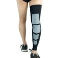thumbnail image 3 of fankhu 1pc Basketball Leg Sleeve Knee Protector Sports Long Kneepad (Black L), 3 of 8
