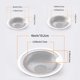 thumbnail image 2 of Accesorio para fregadero Bañera de acero inoxidable Coladores retenedores de pelo Desagües para fregadero de bañera Protectores de residuos Tapón para residuos de fregadero para cocina y baño, 2 of 5
