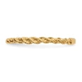 thumbnail image 6 of Auriga Fine Jewelry 14K Yellow Gold Polished Twisted Rope Ring for Women Size 7, 6 of 6