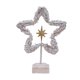 thumbnail image 5 of Mini adorno navideño de mesa con lámpara Decoración navideña Pequeño conjunto navideño Estrella, 5 of 9