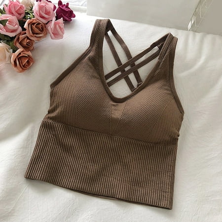 

lystmrge Packs of Bras Women Bra Set And Underwear plus Compression Sports Bra Sports Bras For Women Padded Workout Tops Support Crop Tops For Women