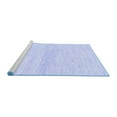 thumbnail image 2 of Ahgly Company Machine Washable Indoor Rectangle Solid Blue Modern Area Rugs, 2' x 5', 2 of 4