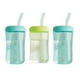 thumbnail image 1 of The First Years Squeeze & Sip Vasos con pajita para niños pequeños, vaso de transición exprimible con pajita de silicona, suministros de alimentación para niños pequeños, 7 onzas, 3 unidades, a partir, 1 of 5