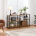 thumbnail image 4 of Renwick 55 inch 3-Tier Industrial Console Table, Multiple Colors, 4 of 11