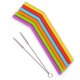 thumbnail image 2 of Silicona Reutilizable Pajas Accesorios para beber Bebidas Batido Batido Flexible Paja Botella de agua Reemplazo Color aleatorio 6 Piezas 2 Pinceles Monstrate HA011566-01, 2 of 7