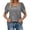 Grey, variant on Summer Fashion Square Neck Solid Color Basic Tee Shirts Casual Top Daily Loose Womens Tops Shirts for Women Casual Summer Loose T Shirts Tech T Shirt Shirt Juniors Short Sleeve for Women