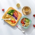 thumbnail image 4 of EeaseCA 1 Set Toddler Food Plate Bowl Cup Spoon Fork Sets Cartoon Dinnerware Tableware, 4 of 7