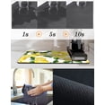 thumbnail image 4 of Coffee Bar Mat Accessories for Countertop Boho Absorbent Hide Stain Rubber Backed Dish Drying Mats for Kitchen Counter Draining Pad Decor Gift Fit Under Coffee Maker (20x12in), 4 of 6