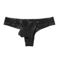 thumbnail image 4 of Eashery Mens Briefs Solid Everyday Briefs Mens Underwear Boxer Briefs Black 5XL, 4 of 5