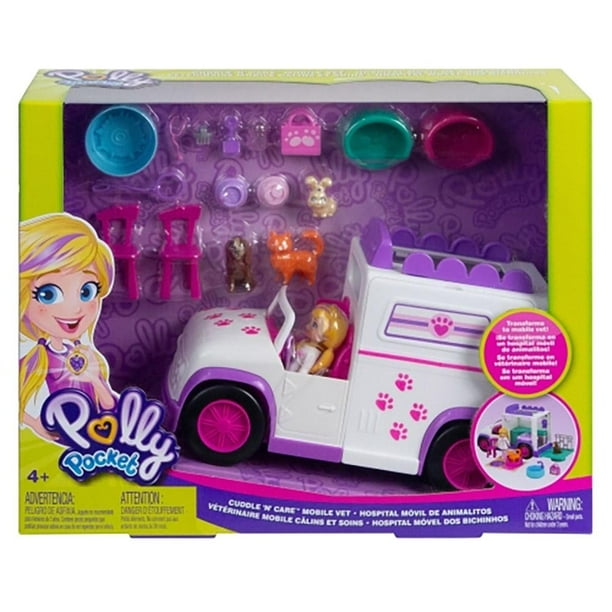 Set de Juego Polly Pocket Core Hospital Móvil de Animalitos