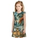 thumbnail image 1 of Balery Red Blue Dragon Battle Epic Camisón de princesa para niñas, pijama de algodón con mangas abullonadas, suave y bonito.-XX-Large, 1 of 6