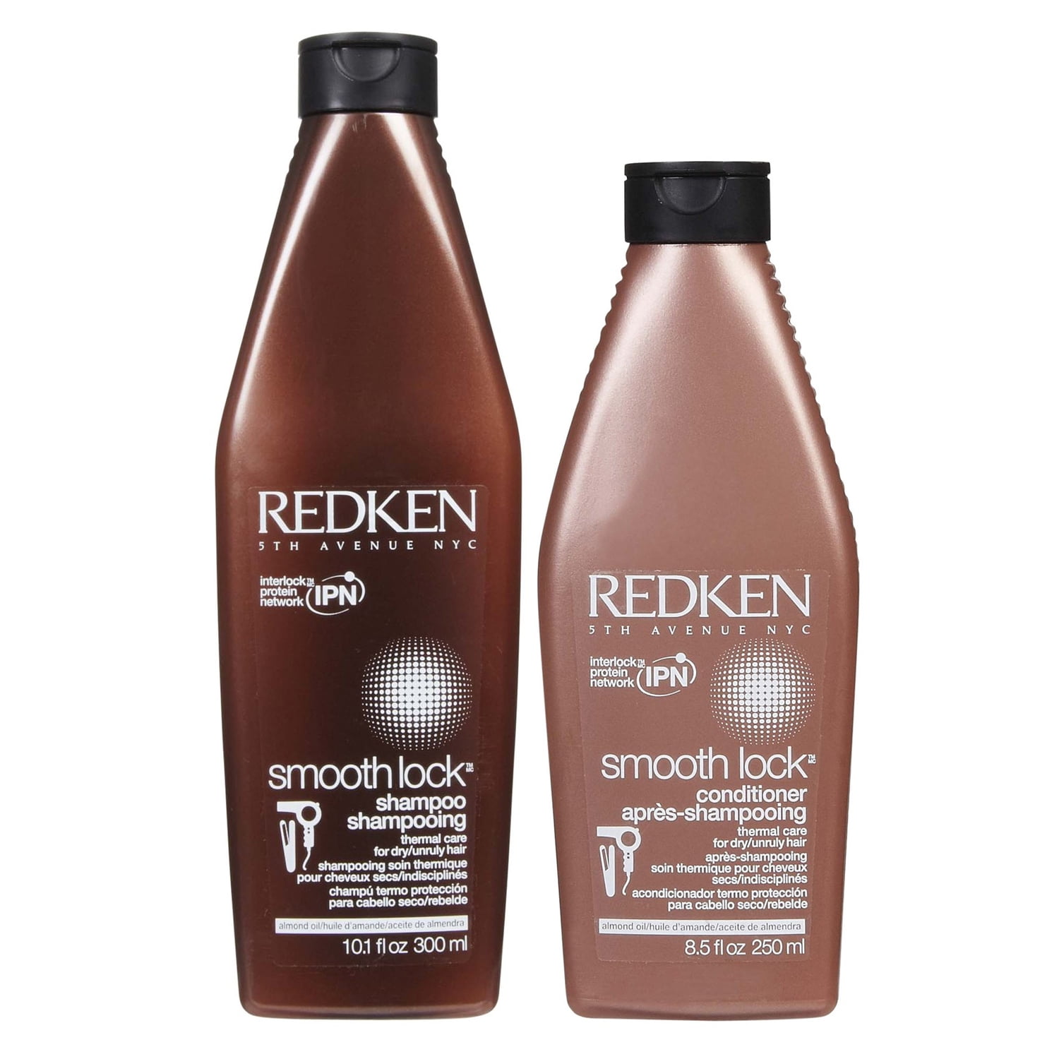 Redken Smooth Lock Shampoo 10.1 oz and Conditioner 8.5 oz (Duo Pack