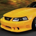 thumbnail image 2 of DNA Motoring For 99-04 Ford Mustang LED DRL Black Clear Corner Headlight Lamps Pair, 2 of 7