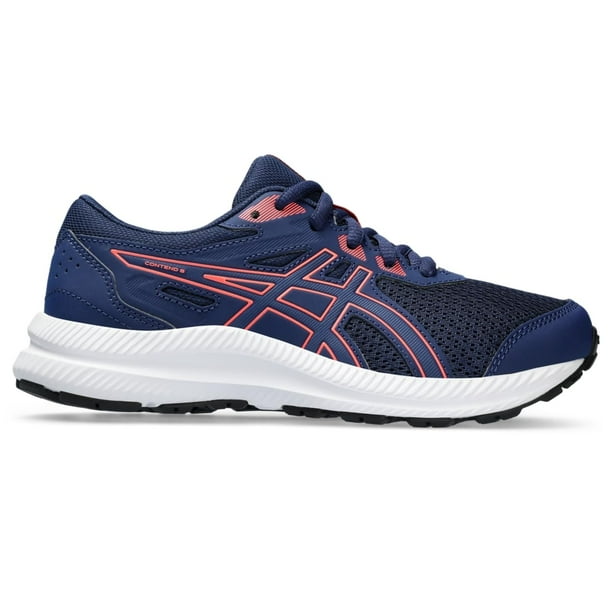 Zapatillas para correr ASICS Contend 8 para niños de escuela primaria Azul 1
