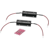 Kuryakyn 100 Watt - 6 Ohm Black Anodized Aluminum Load Equalizers (2992)