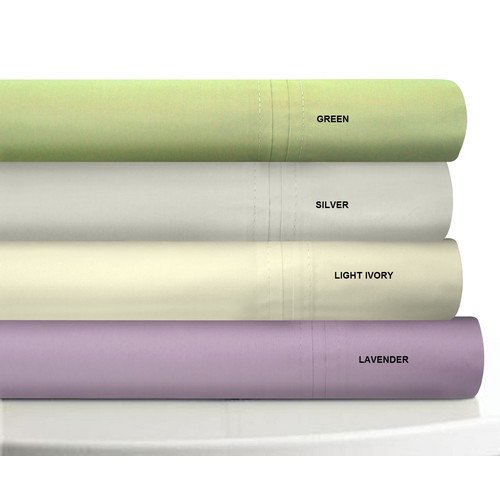 350 Thread Count Egyptian Cotton Percale Sheet Set, ExtraLong Twin