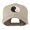 Khaki, variant on Traditional Chinese Symbol Yin and Yang Embroidered Cap - White OSFM