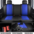 thumbnail image 4 of Pickup Seats Covers Compatible with Toyota Tacoma 2005-2023 Pro TRD Sport Trall Special Edition Faux Leather, 4 of 8