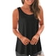 thumbnail image 1 of ICHUANYI Clearance Women's Fashion Solid Vest Round-Neck Loose Sleeveless T-shirt Pullover Tops(Black, XL) ICHUANYI WER2023080700713, 1 of 7