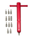 thumbnail image 1 of Torque Wrench 2-8Nm Bicycle Repair Maintenance Spanner Hand Tools Kit for Cycling Vehicle Bike Accessories-Red, 1 of 5