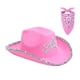 thumbnail image 3 of Sombrero de vaquero Yinane Estilo occidental Lentejuelas Fedora para fiesta, 3 of 8