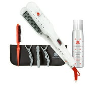 VOLOOM Classic 1 1/2 Inch Volumizing Hair Iron with Patented Checkerboard Design and Very Airy Dry Shampoo Bundle