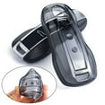 thumbnail image 3 of For Porsche Panamera For Cayenne Taycan 911 Black Transparent Key Fob Case Cover, 3 of 11