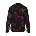 thumbnail image 3 of Sigee Butterfly Print UPF50+ Men's Sun Protection Hoodie Shirt SPF UV Shirt Long Sleeve Fishing Outdoor Lightweight, S-3XL, 3 of 9