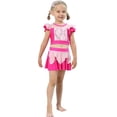 thumbnail image 1 of HAWEE Girls Princess Elsa/Anna/Cinderella/Bellle/Sofia/Aurora/Jasmine Swimsuit Bathing Suits Girl Ruffled Tankini Bikini Two Piece Frozen Swimwear Beachwear, 1 of 7