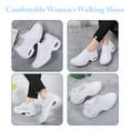thumbnail image 6 of Cyiecw Women's Walking Shoes Lightweight Slip on Sock Sneakers Comfortable Mesh Air Cushion Platform Loafers, 6 of 7