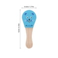 thumbnail image 2 of Luxshiny 3pcs Animal Shaker Grab Rattle Wooden Music Instrument Blue for Family Bonding, 2 of 6