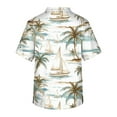 thumbnail image 3 of Yiaimeir ‌Men's Printed Pocket T-Shirt V-Neck Short Sleeve Carefree Summer Style‌, 3 of 4