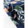 thumbnail image 5 of INSPIRE CHIC Robe Sans Manches Ceinturée au-Dessus du Genou à Demi-Patte de Boutonnage Imprimée pour Femme Bleu Marine - Imprimé Floral TG, 5 of 5