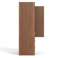 thumbnail image 5 of Wardrobe, Clothing Wardrobe Wavy Panel Wooden Elegant Freestanding  For Bedroom Living Room Office, 5 of 7