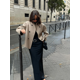 thumbnail image 2 of Abrigos de lana para mujer, Chaqueta corta holgada e informal, con doble botonadura y cuello levantado, para oficina, otoño e invierno, 2024, 2 of 5