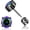 Black-Rainbow CZ, variant on Titanium Flat Back Surgical Stainless Steel Stud Earrings for Women Men,Birthstone Stud Earrings Hypoallergenic Double Side 5A Cubic Zirconia Studs Jewelry 6mm[r0187]