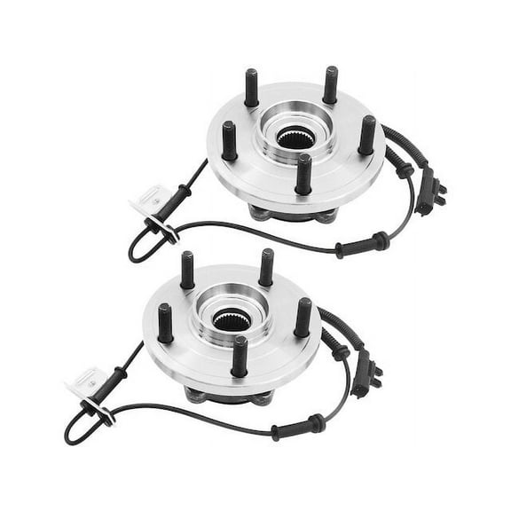 Front Wheel bearing Hub Assembly Set of 2 - Compatible with 2008 - 2016 Chrysler Town and Country 2009 2010 2011 2012 2013 2014 2015