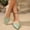 Green, variant on Women's Plus Size Pointed Toe Closed Toe Sandals, Elegant Fashion Design, Comfortable Trendy Daily Summer Dressy Shoes White 38