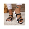 thumbnail image 3 of 2023 Summer Women's Water-resistant Bathroom Slippers, Soft Non-slip Outdoor Beach Slip-on Sandals For Vacation, 3 of 4