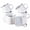 White, variant on VAETTLO 6-Pack Enamel Mugs, 12oz Plain White with Silver Rim for Camping, Kitchen & Large Gatherings