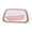 Pink, variant on BIMZUC Collapsible Semi Enclosed Cat Litter Box with Scoop Splash Proof Kitten Toilet Bedpan, 18.1 inches / 46 cm Length, Portable Pet Potty Pan for Indoor Cats & Small Pets, Grey