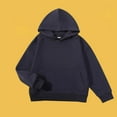 thumbnail image 2 of LIaqionyy Girls Sweatshirts Hoodies Loose Casual Cotton Sweatshirt Long Sleeve Pullover Hooded Tops with Pockets, 2 of 3