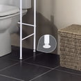 thumbnail image 6 of STOBOK Lightweight Three Layer Bathroom Storage Rack White Thick Varnish for Bathroom Use 1Pcs, 6 of 6