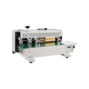 VEVOR Continuous Bag Band Sealing Machine, 0.24-0.47 in/6-12 mm Seal Width, Horizontal Band Sealer Machine with Digital Temperature Control, Bag Sealer for 0.02-0.8 mm Plastic Bags with Count Functio