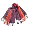 thumbnail image 1 of Bufanda Blancho Bedding PA-A82-2 con borlas de cachemir rosa, 1 of 5