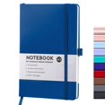 thumbnail image 2 of Lined Classic Pocket Notebook Journal [ Leather Hard Cover ][ 100 Gsm ] [ Ruled ] Premium Thick Paper With Inner Pocket 3.5, 2 of 9