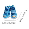 thumbnail image 3 of 4-Pack Summer Breathable Mesh Dog Shoes Size 3 - Non Slip Small Dog Sandals, Paw Protection for Outdoor Walking, Running, 3 of 7