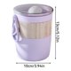 thumbnail image 5 of Yuarrent Taza de desayuno de 620ml, botella impermeable, contenedor de agua reutilizable, tapa de sellado, tazas para microondas a prueba de Mostrada Púrpura 620ml, 5 of 6