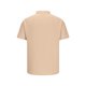 thumbnail image 4 of Camiseta de Manga Corta de los Hombres con Cuello Redondo, Mosca de 3 Botones Y Bloque de Color para Negocios, Diario Y Casual, 4 of 8