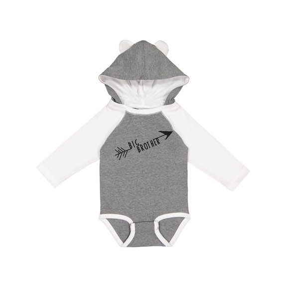 Inktastic Big Brother Arrow Boys Long Sleeve Baby Bodysuit